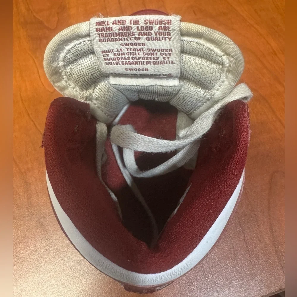 Nike Kids' Maroon and White Sneakers